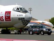 Nissan Patrol arrastra un avión de 170 toneladas