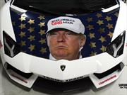 Lamborghini Aventador con la cara de Donald Trump