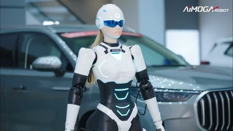 Beijing 2024: así es Mornine, el robot que trabajará en los concesionarios de Omoda y Jaecoo
