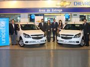 General Motors Argentina y UNICEF entregaron dos Chevrolet Agile 