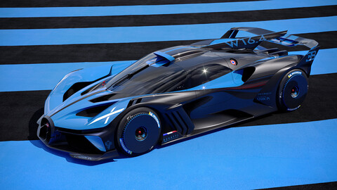 Bugatti Bolide Concept, un exclusivo hiperdeportivo de carreras con el motor del Chiron