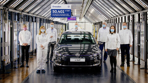Volkswagen elimina de su línea de producción al eléctrico e-Golf