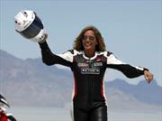Valerie Thompson entabla récord de velocidad en una motocicleta