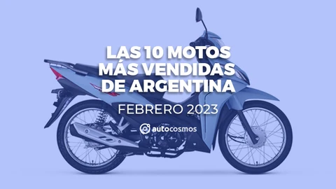 Las 10 motos más vendidas en Argentina en febrero de 2023