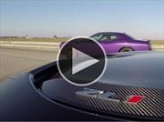 Video: Chevrolet Camaro ZL1 vs Dodge Challenger SRT Hellcat