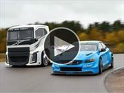 Volvo enfrenta al S60 Polestar contra el camión más rápido del mundo
