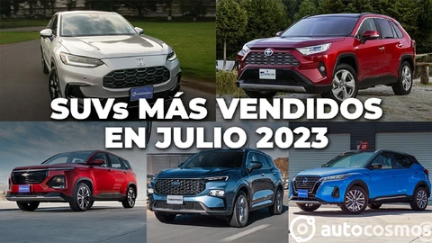 Los 10 SUVs más vendidos en julio 2023