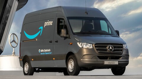 Amazon compra una flota de 1.800 vans eléctricas Mercedes-Benz