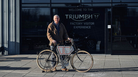 Triumph descubre un prototipo de 1901