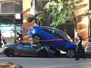 Un Lamborghini Huracán Spyder ocasiona aparatoso accidente 