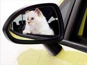El gato de Karl Lagerfeld posa para el calendario 2015 del Opel Corsa
