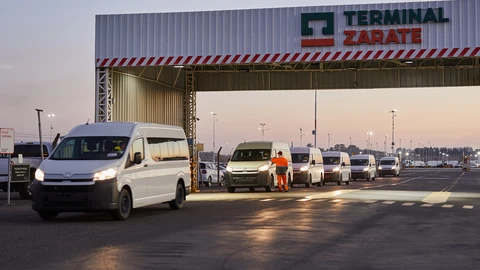 Empieza a exportarse la Toyota Hiace hecha en Argentina