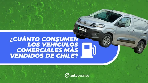 ¿Cuánto consumen los vehículos comerciales más vendidos de Chile?