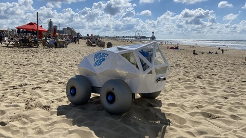 Conoce a BeachBot, el robot autónomo limpiador de playas