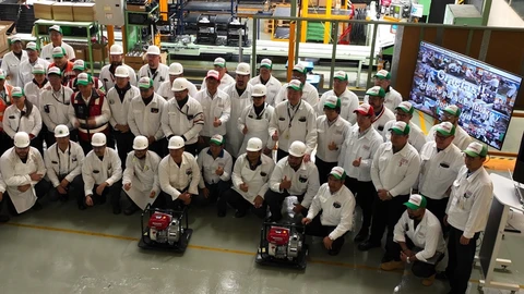 Honda alcanza 10 años de producción de motobombas en su planta de México