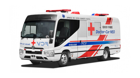Toyota y la Cruz Roja revelan la primera clínica móvil impulsada por pilas de hidrógeno
