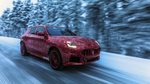 Maserati perfecciona el desarrollo del Grecale en la nieve