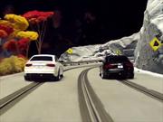 Audi A4 se mete en una pista de Scalextric