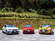 Comparativa Hot Hatches: SEAT León Cupra vs VW Golf GTI vs MINI Cooper S