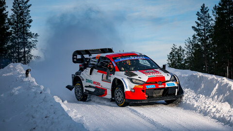Toyota se consolida en la nieve de  WRC de Suecia 2022