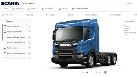 Scania permite configurar el camión de tus sueños