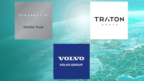 Daimler Truck, Traton Group y Volvo crean una empresa de red específica para camiones eléctricos