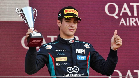 Franco Colapinto, el argentino debutaría en la FIA F2 este mismo año