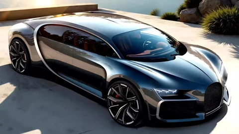 Este Bugatti Chiron de cuatro puertas es obra de Dream, un fabricante chino de aspiradoras