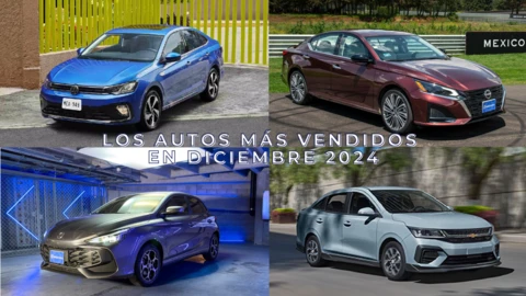 Los 10 autos más vendidos en diciembre 2024