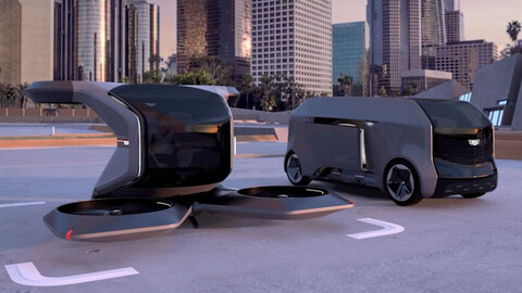 Cadillac nos muestra un auto que vuela y un limusina autónoma