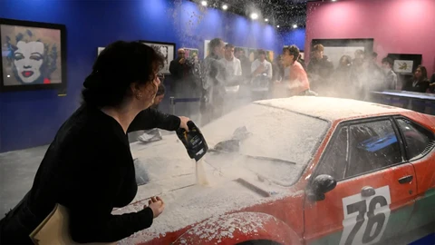 BMW M1 Art Car por Andy Warhol fue atacado por ambientalistas
