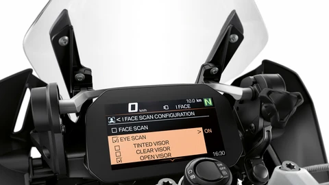 BMW iFace, sistema de reconocimiento facial y ocular antirrobo de motos