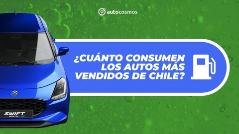 ¿Cuánto consumen los autos más vendidos de Chile?