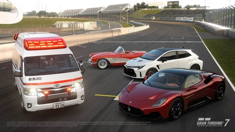¡Maneja una Toyota Hiace ambulancia en Gran Turismo 7!
