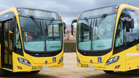 323 nuevos buses padrones para el SITP en Bogotá