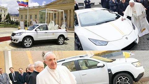 Los papamóviles más emblemáticos del Papa Francisco