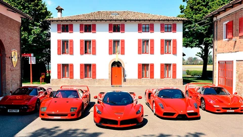 Sueño de muchos: salen a subasta las cinco súper Ferrari
