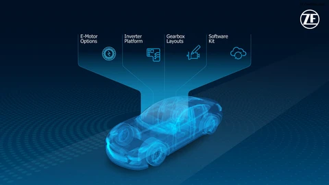 ZF ofrecerá sistemas modulares integrados para autos eléctricos