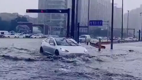 Tesla Model 3 es a prueba de inundaciones