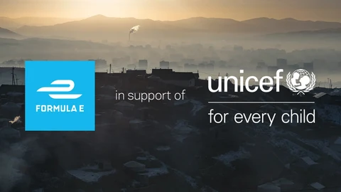 UNICEF y la Fórmula E llevan más de dos años colaborando juntos en asuntos de cambio climático