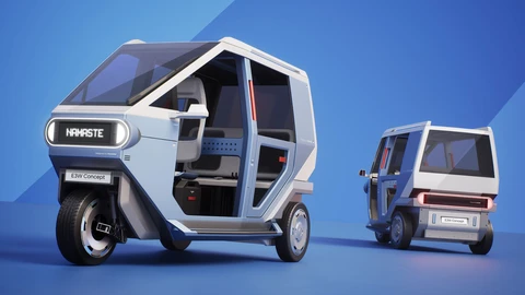 Hyundai y TVS producirán en India un nuevo tuctuc eléctrico de tres ruedas ¿Tendría éxito en México?