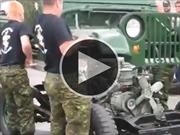 Militares desarman un Jeep en menos de 2 minutos