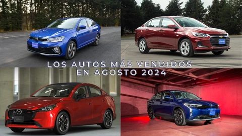 Los 10 autos más vendidos en agosto 2024