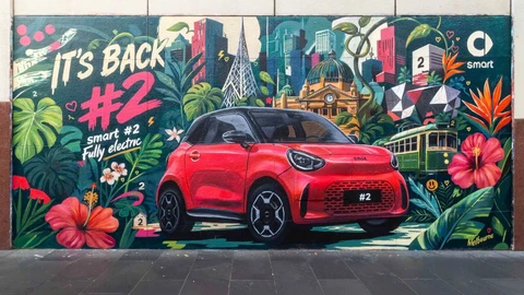 Smart #2 revela su diseño de la mano de artistas globales