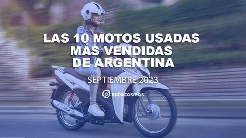 Las 10 motos usadas más vendidas en Argentina en septiembre de 2023