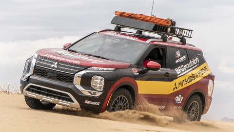 Este Mitsubishi Outlander 2022 participa en el Rebelle Rally, el rally más largo de Estados Unidos