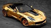 Rey Midas, ¿sos vos?: Este Chevrolet Corvette tiene su toque dorado
