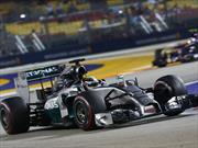 F1 GP de Singapur Clasificación Hamilton y Mercedes en la punta