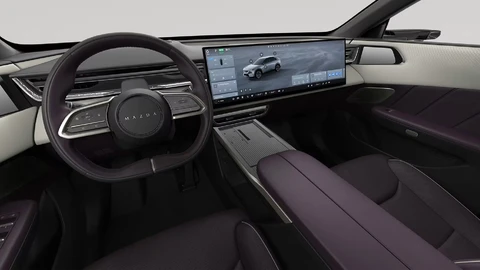 Así es el interior del Mazda CX-6e