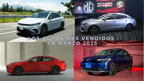 Los 10 autos más vendidos en marzo 2025